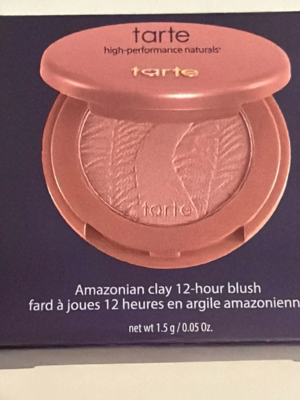 tarte Amazonian Clay 12-hour Blush “Seduce” soft rose-pink NEW